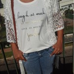 “laugh as much as you breathe and love as long as you live”